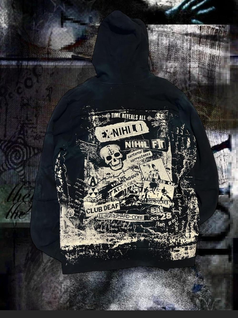 Salvage Rare Vintage Zip-Up Hoodie. L - Picture 2 of 8